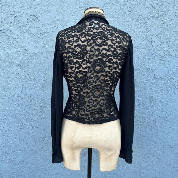 90s The Limited Blouse Size Small Bohemian Maximalist - Picture 6 of 10